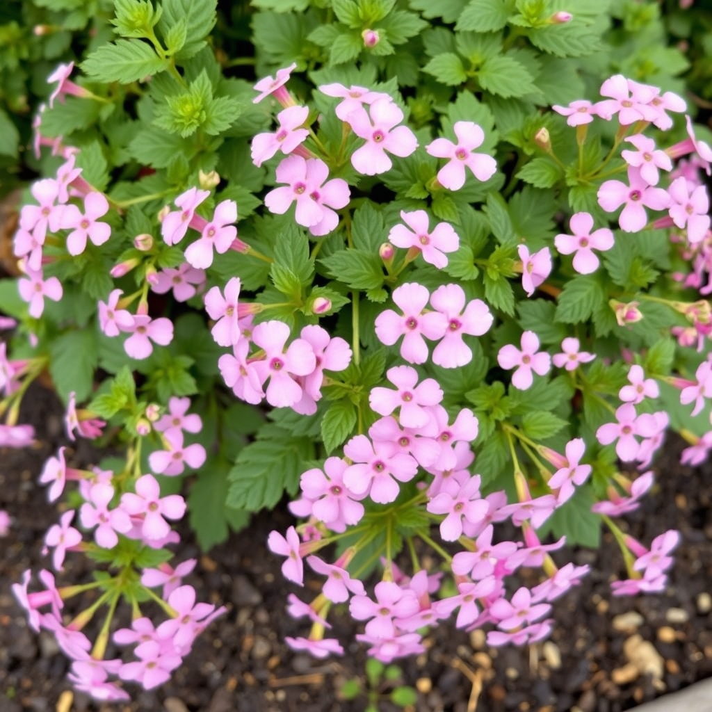 Verbena Light Pink Basket Plants
