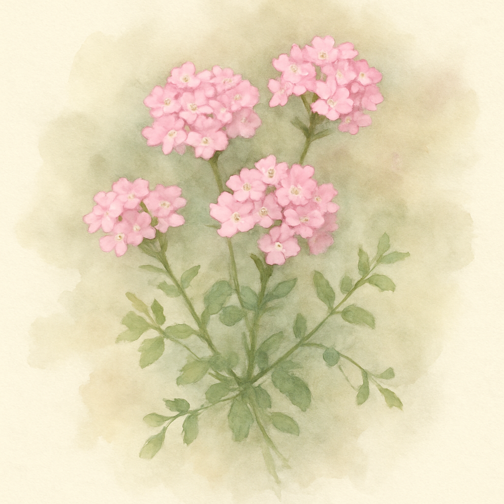 Verbena Pink Basket Plants