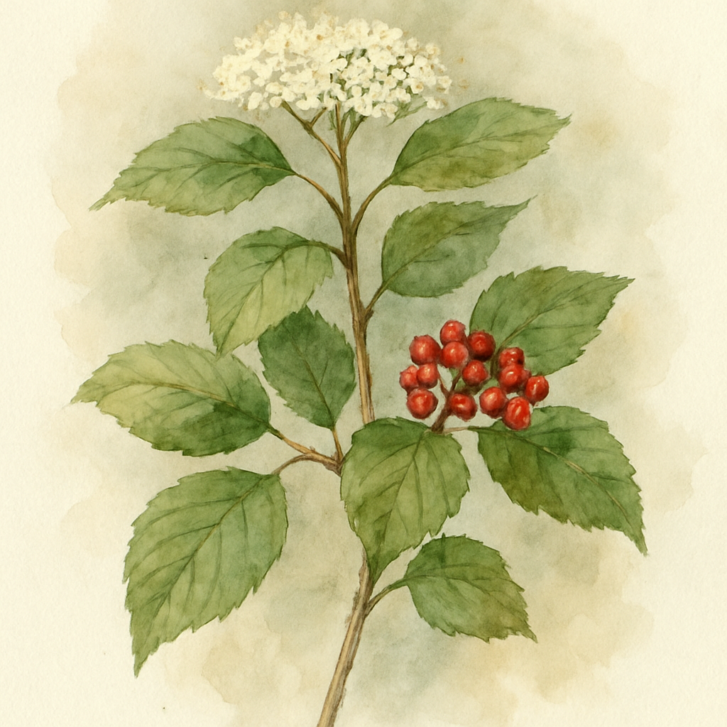 Viburnum betulifolium Birchleaf Viburnum