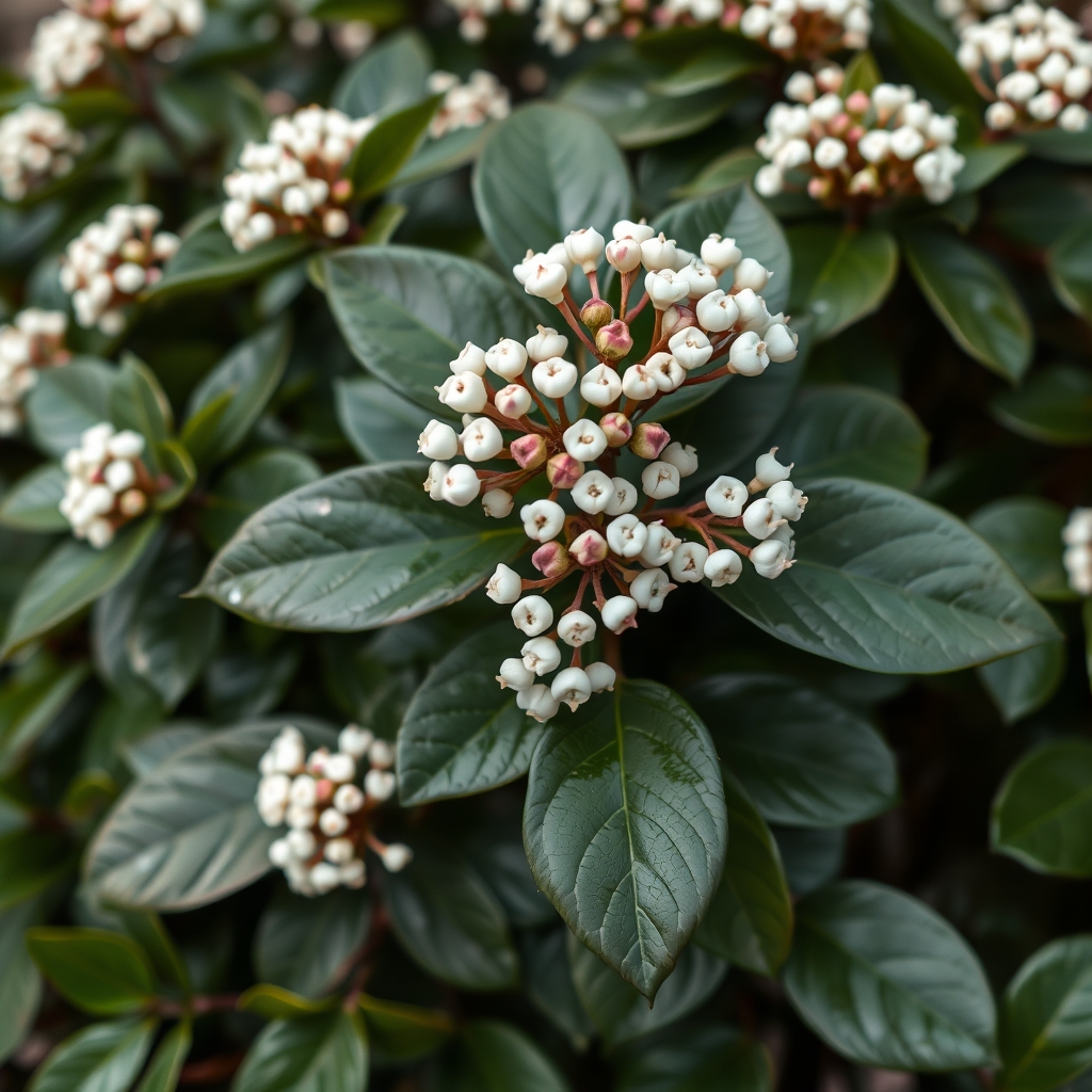 Viburnum × burkwoodii 'Park Farm Hybrid'