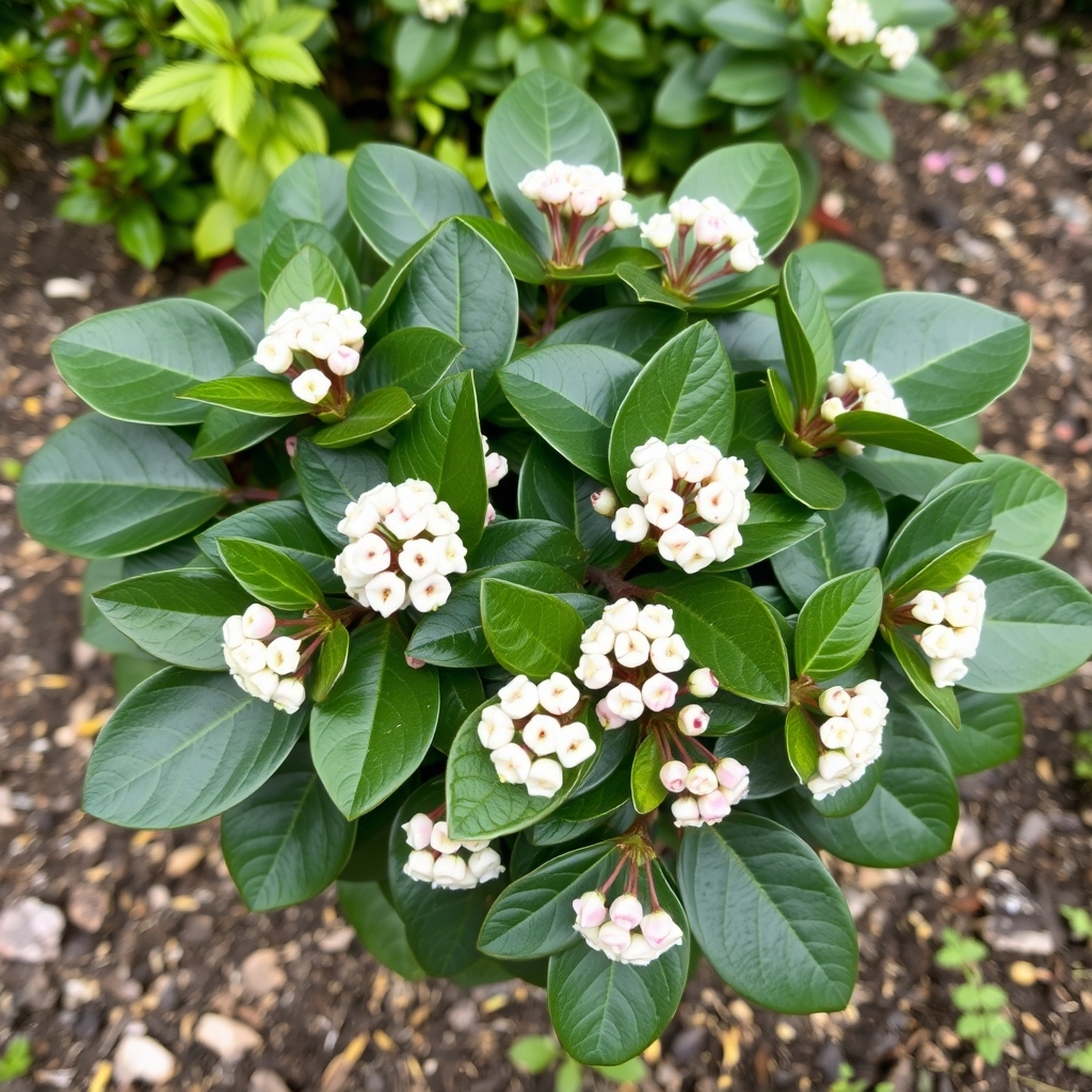 Viburnum × burkwoodii
