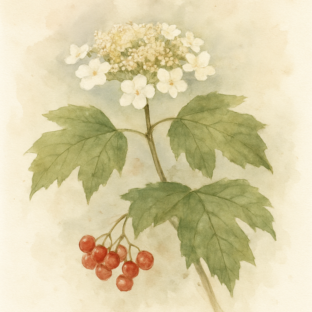Viburnum opulus Guelder Rose, European Cranberry