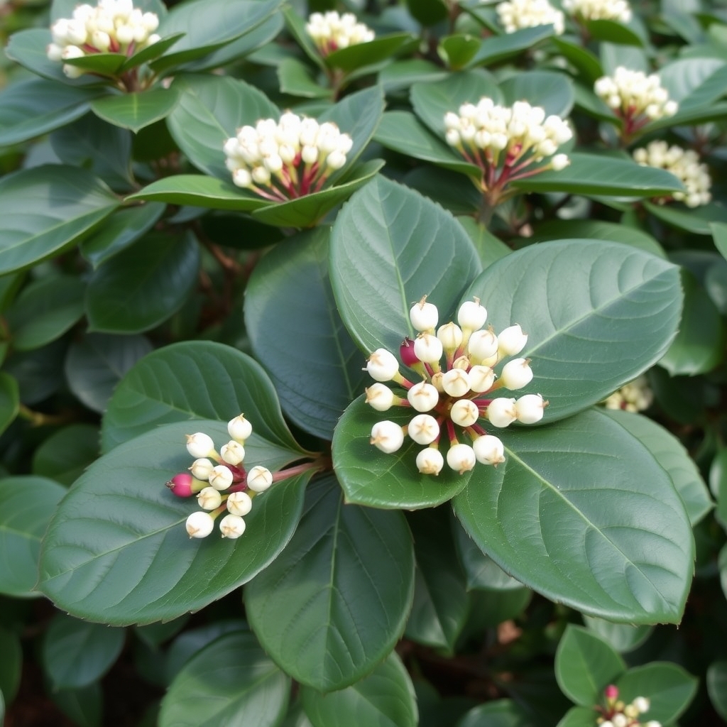 Viburnum tinus ‘Lucidum’ (French Laurustinus)