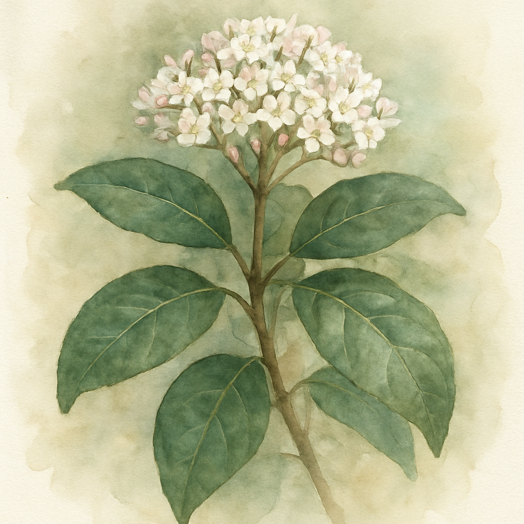 Viburnum tinus ‘Lucidum’ (French Laurustinus)
