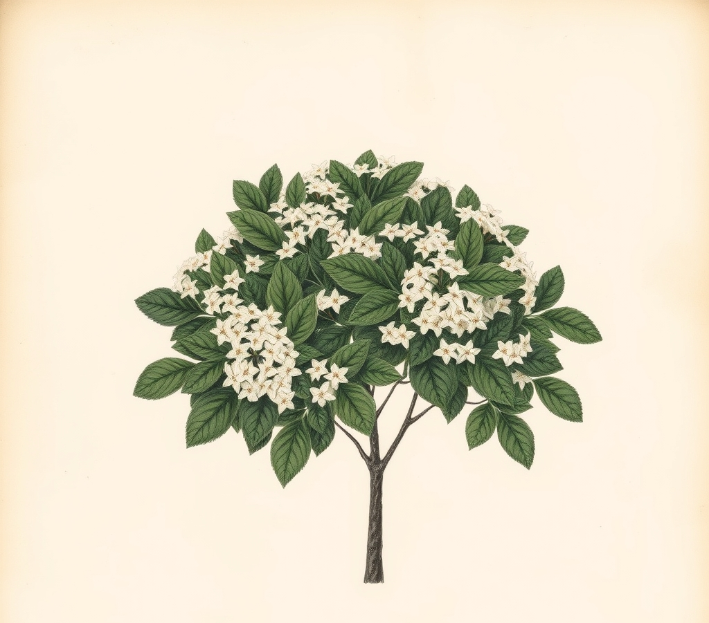 Viburnum x burkwoodii Shrub