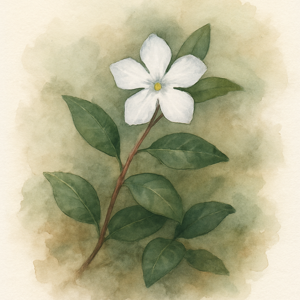 Vinca minor 'Alba'