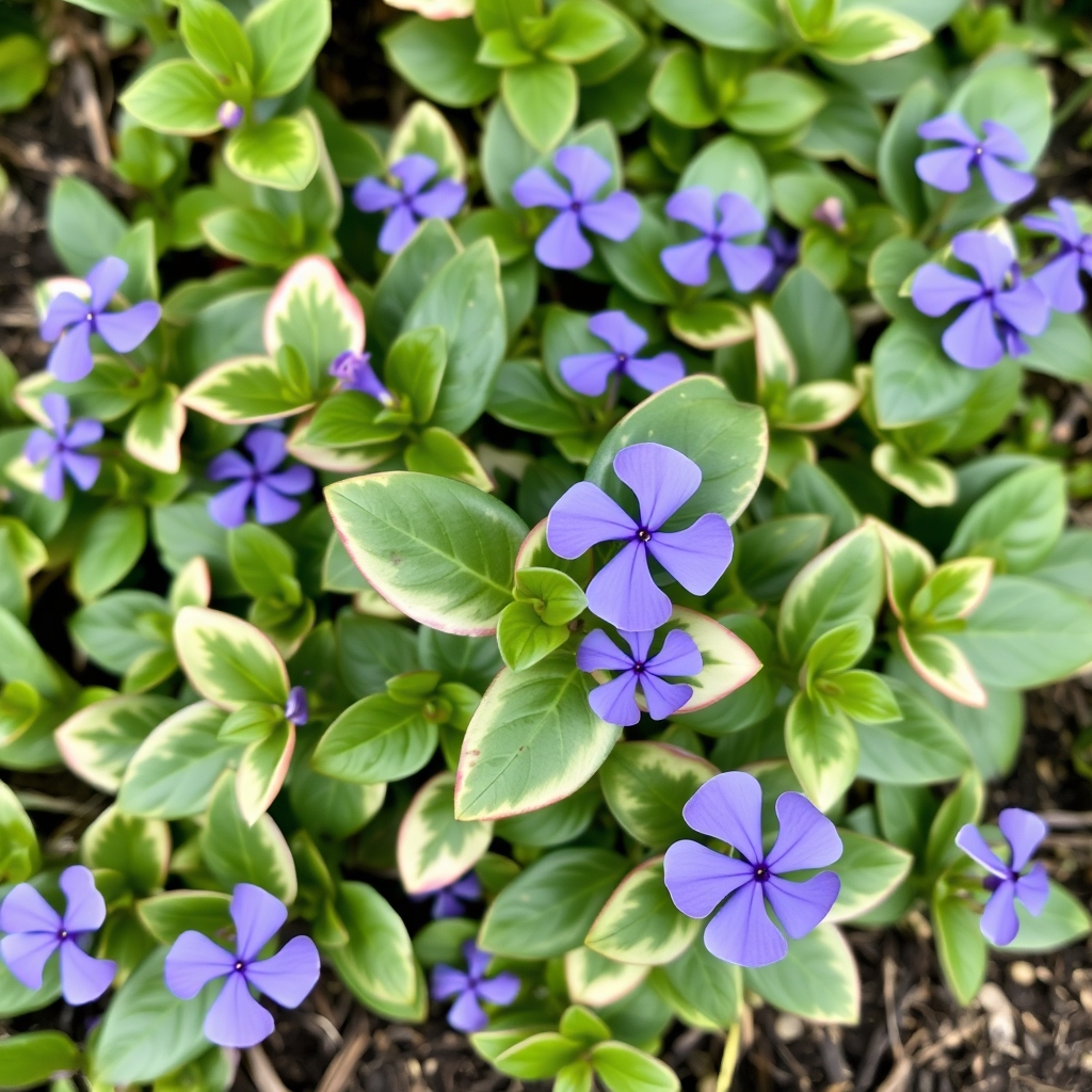 Vinca Minor Tricolour