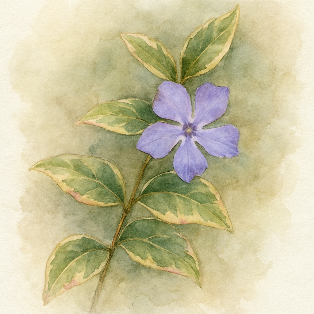 Vinca Minor Tricolour