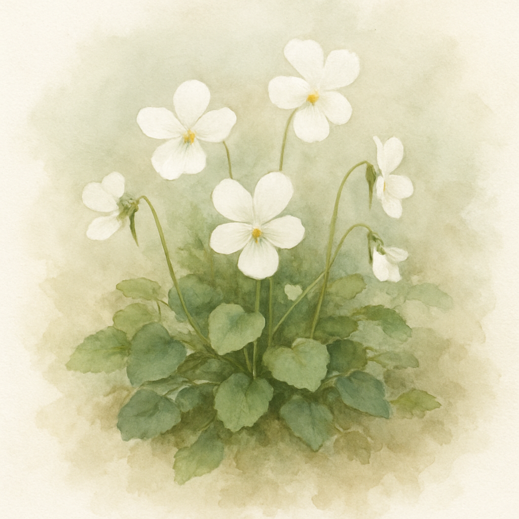 Viola cornuta Alba