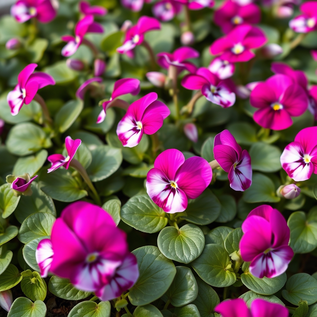 Viola Pink Wing Bedding Plants