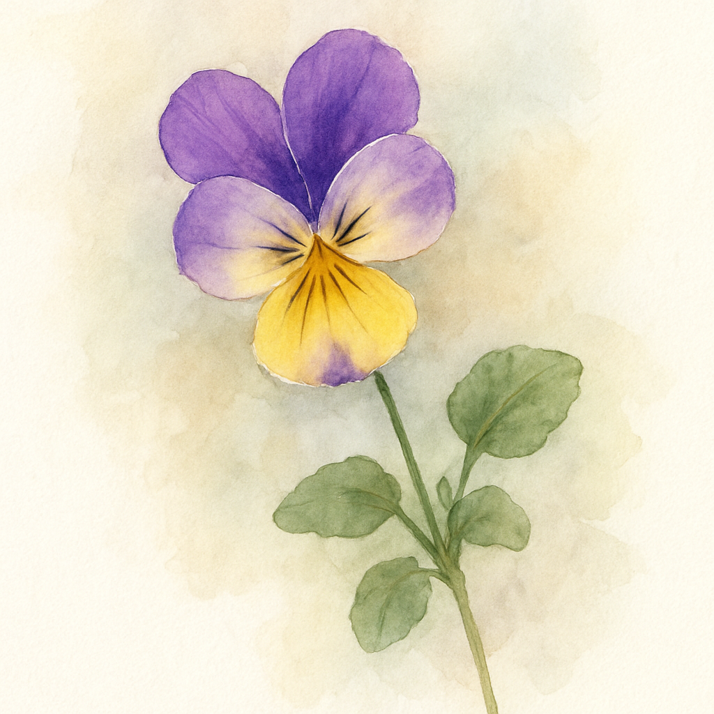 Viola 'Teardrops Mix'