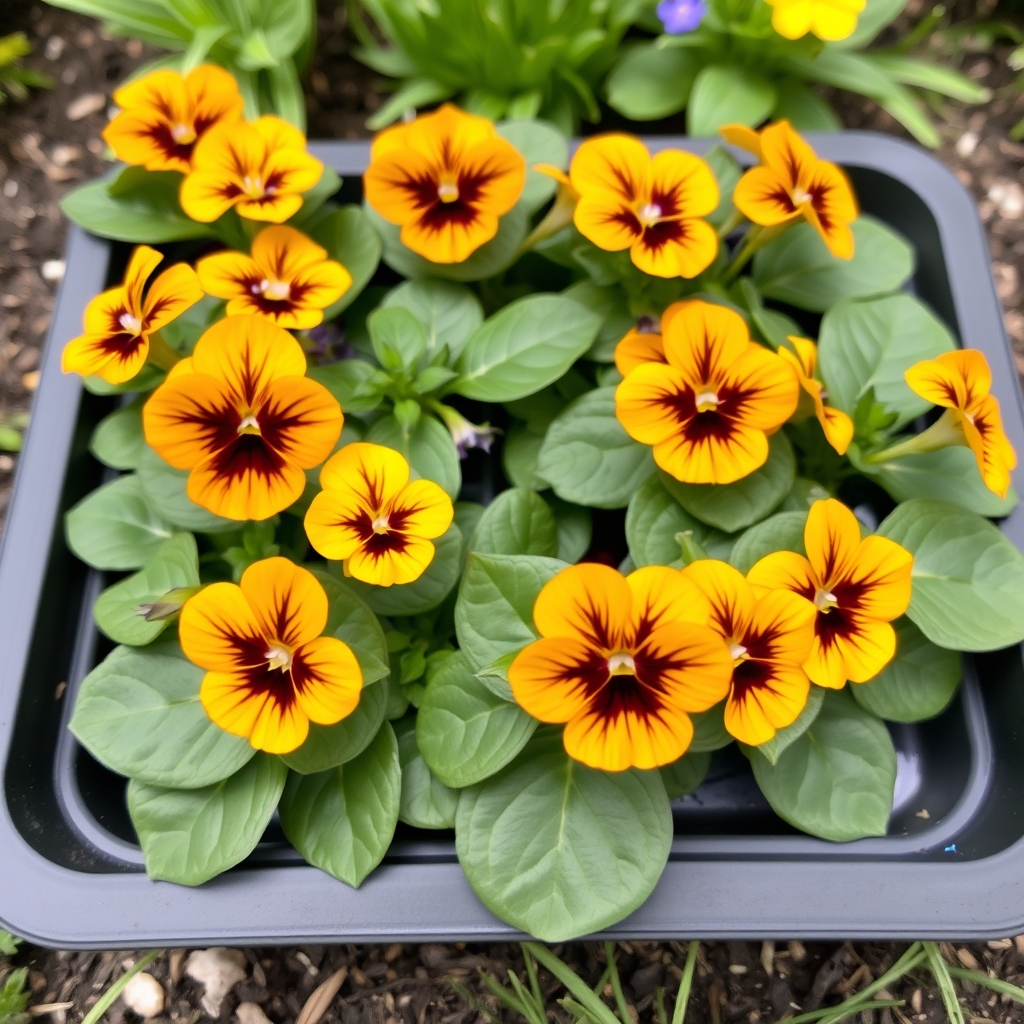 Viola Tiger Eye Bedding Plants