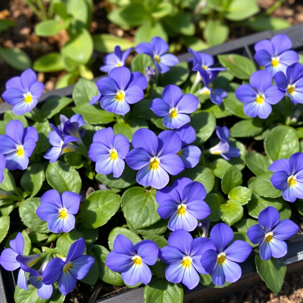 Viola True Blue Bedding Plants