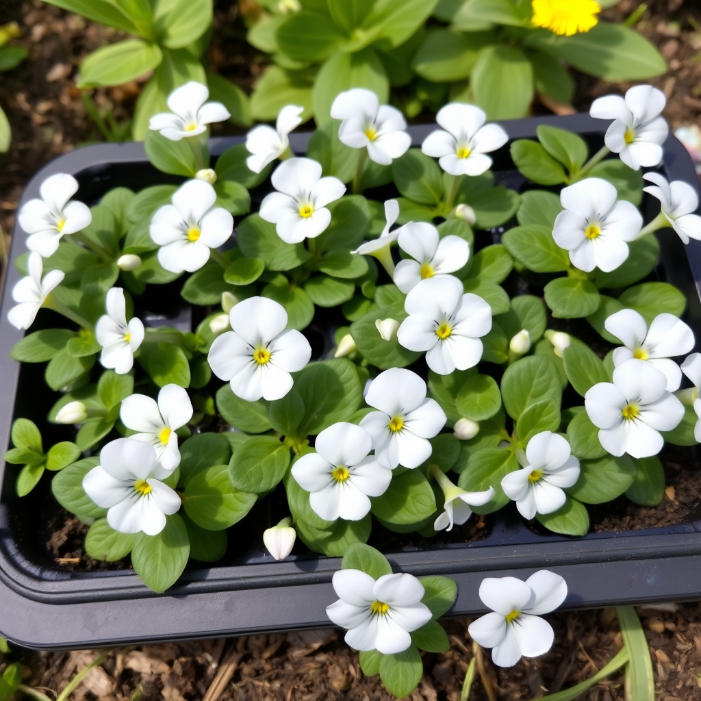 Viola White Bedding Plants