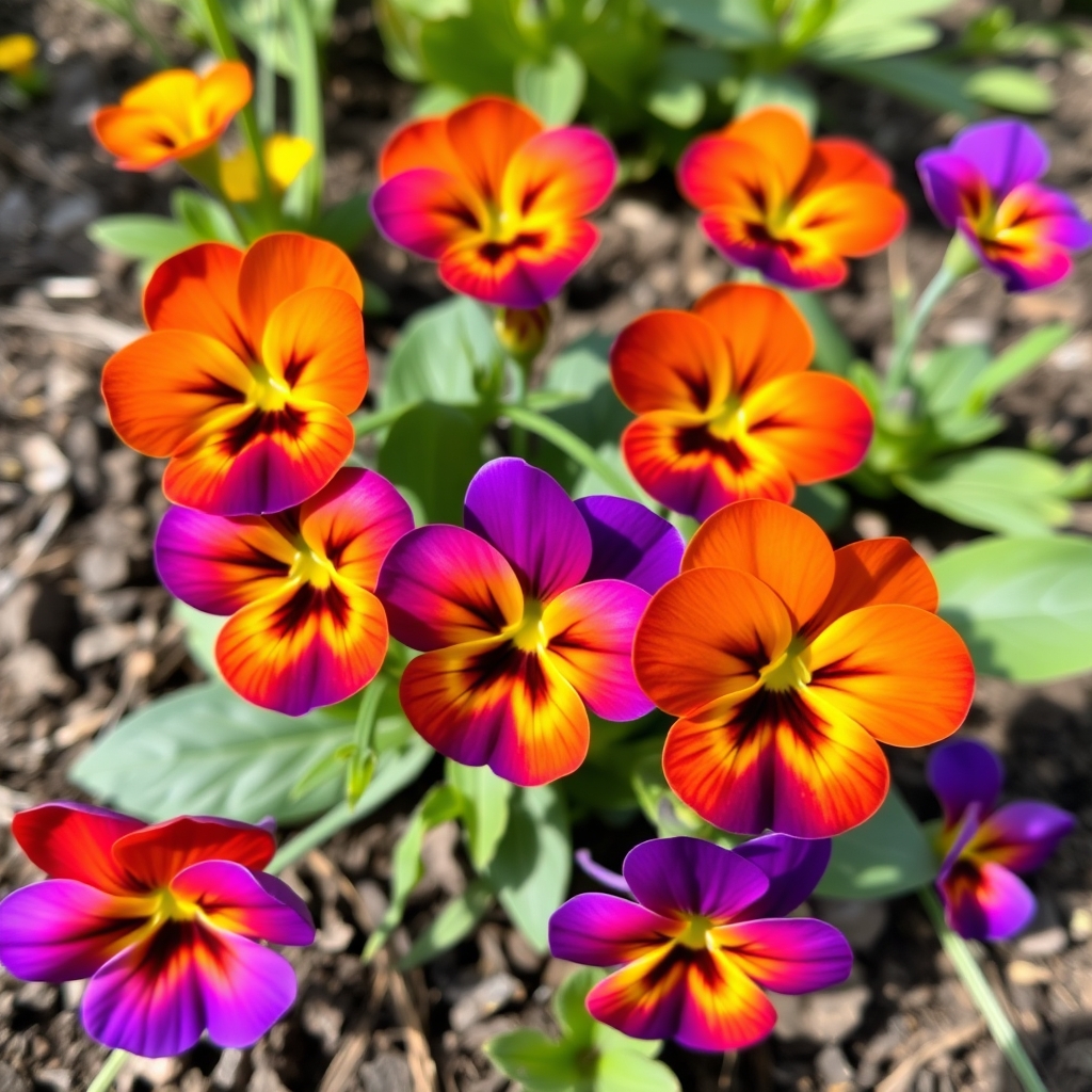 Winter Flowering Viola Copperfield