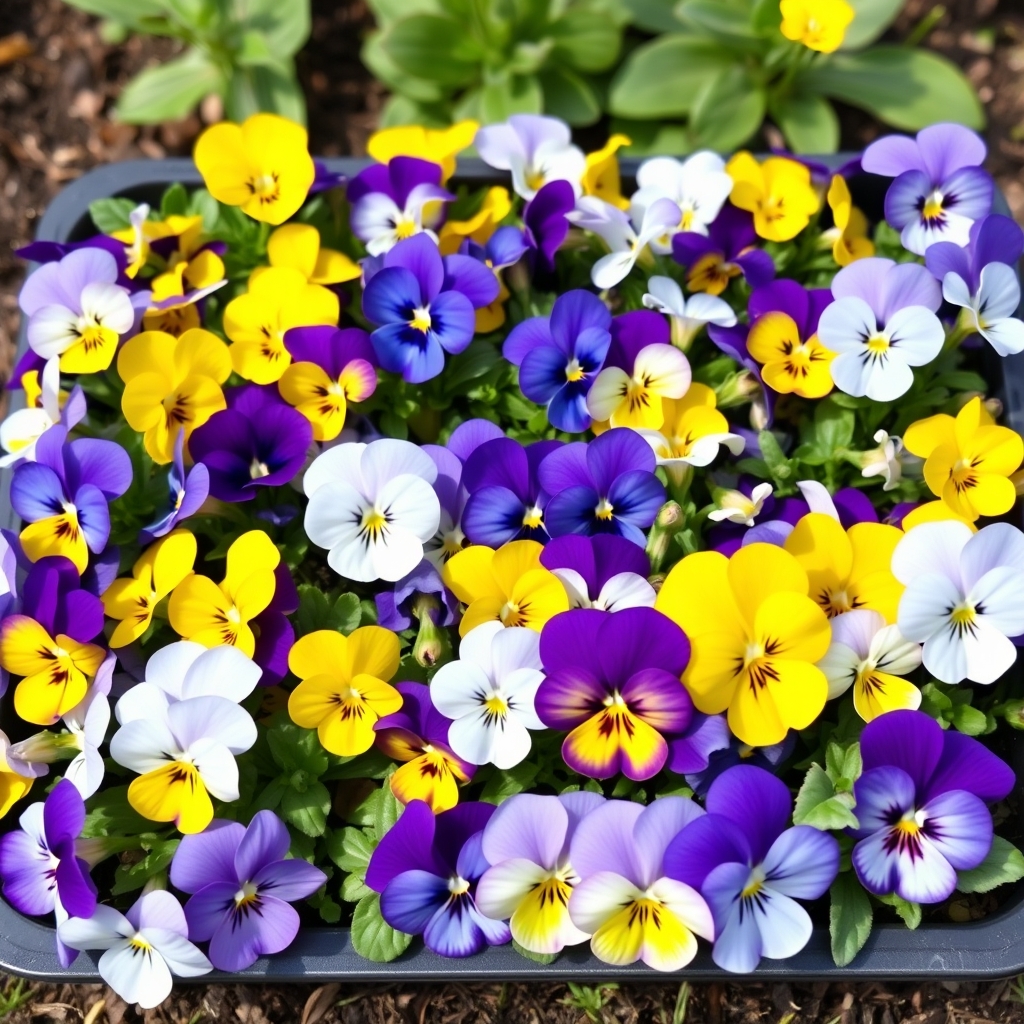 Winter Flowering Viola Mix
