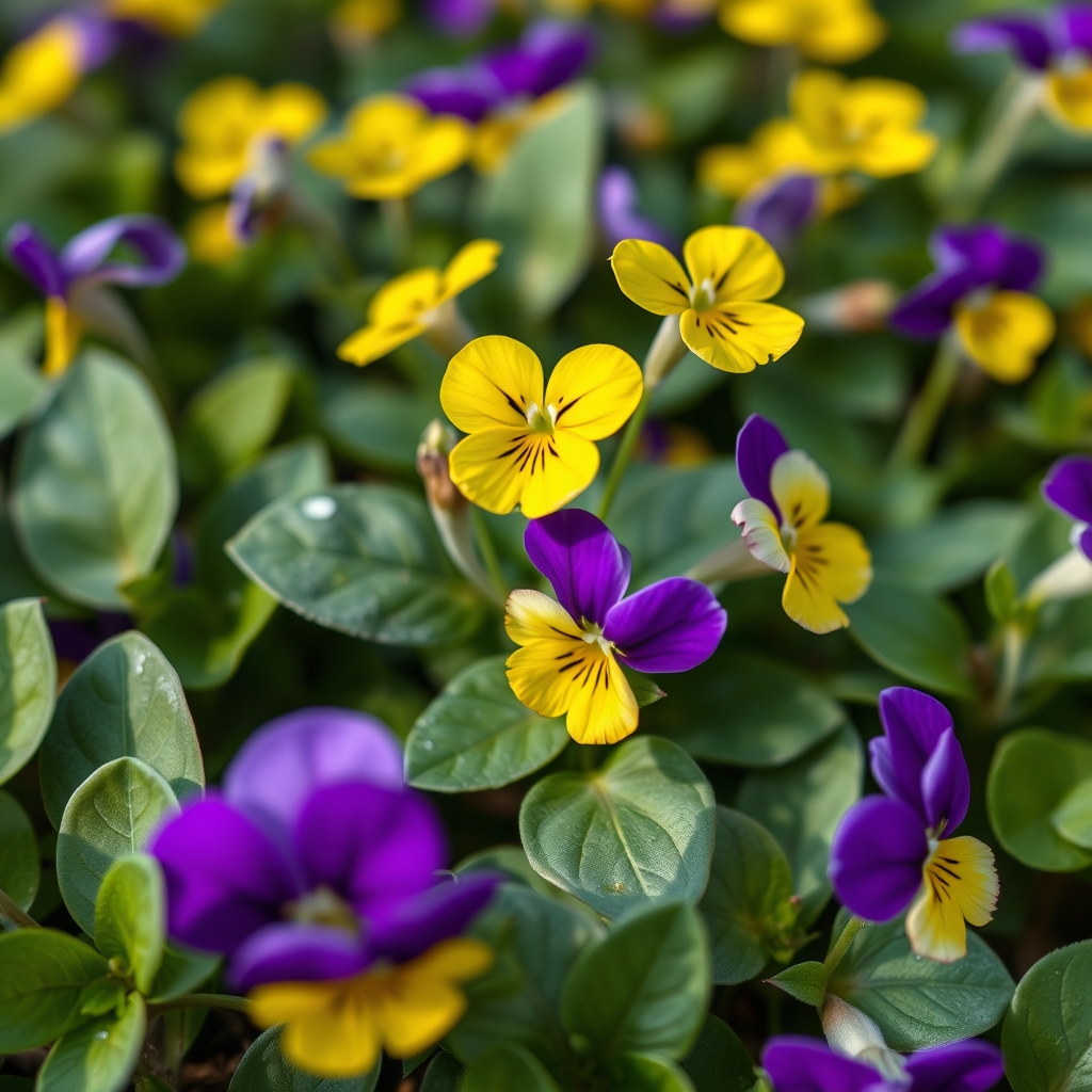 Winter Flowering Viola Penny Yellow