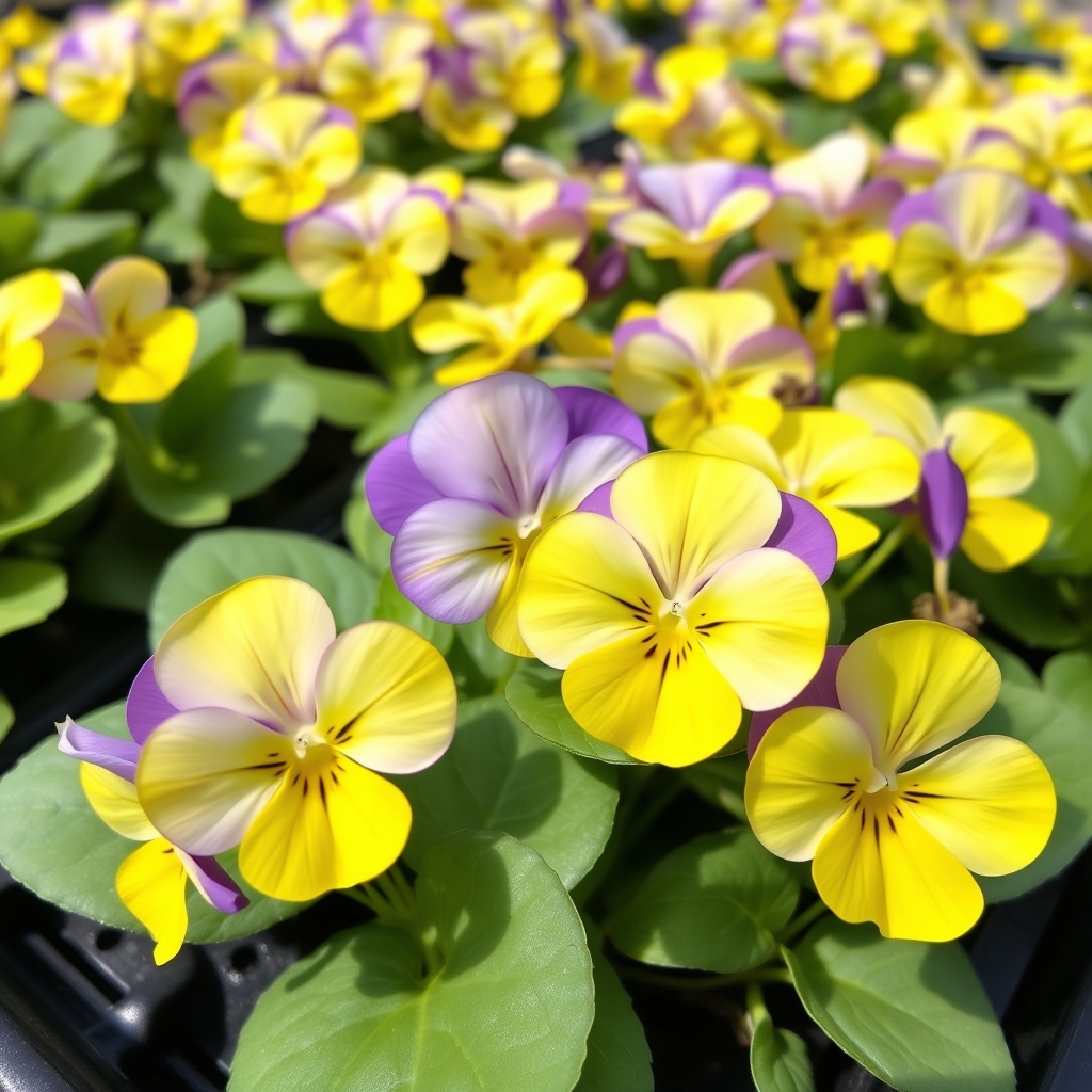 Viola Yellow Bedding Plants