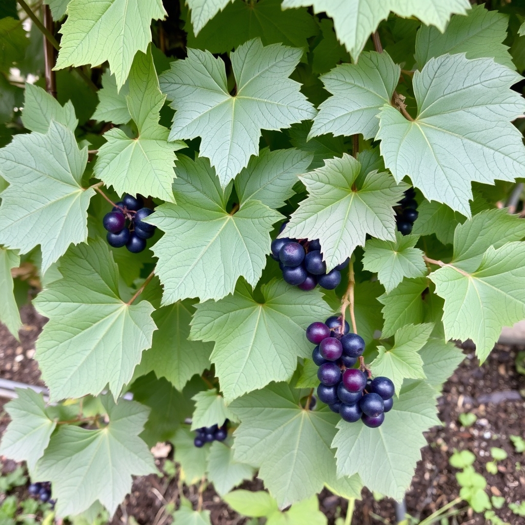 Purple-leaved Grape Vine