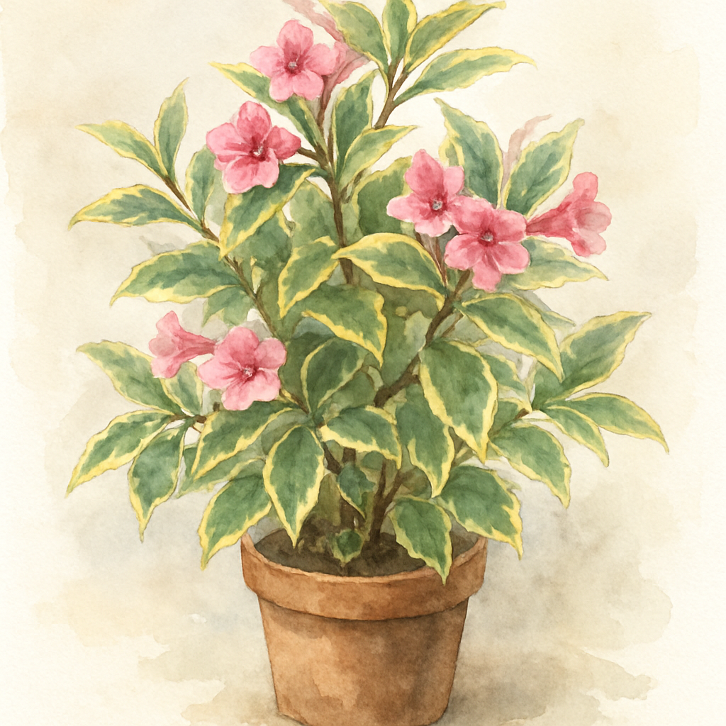 Weigela Florida Variegata Potted Shrubs