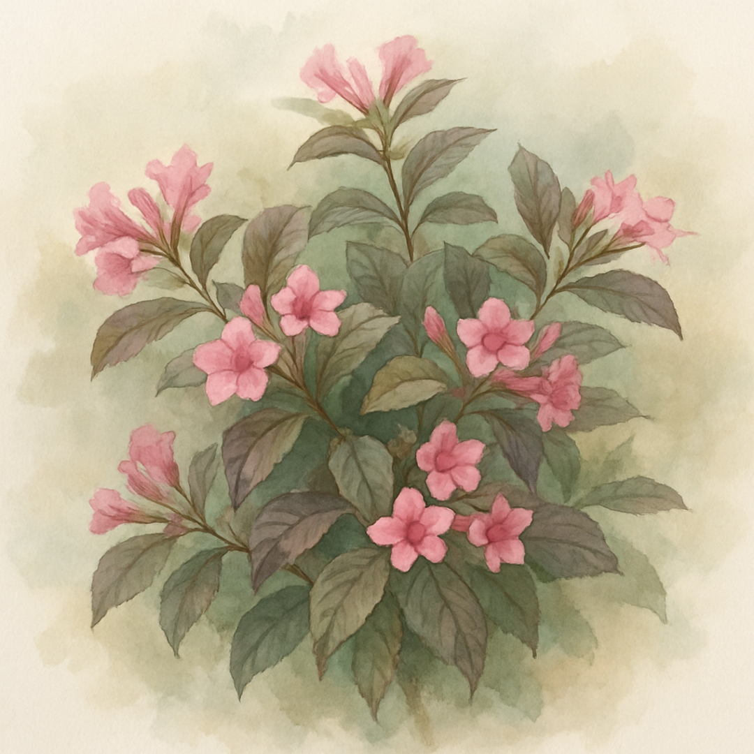 Weigela Victoria Dark Foliage Pink Flowering Deciduous Shrub