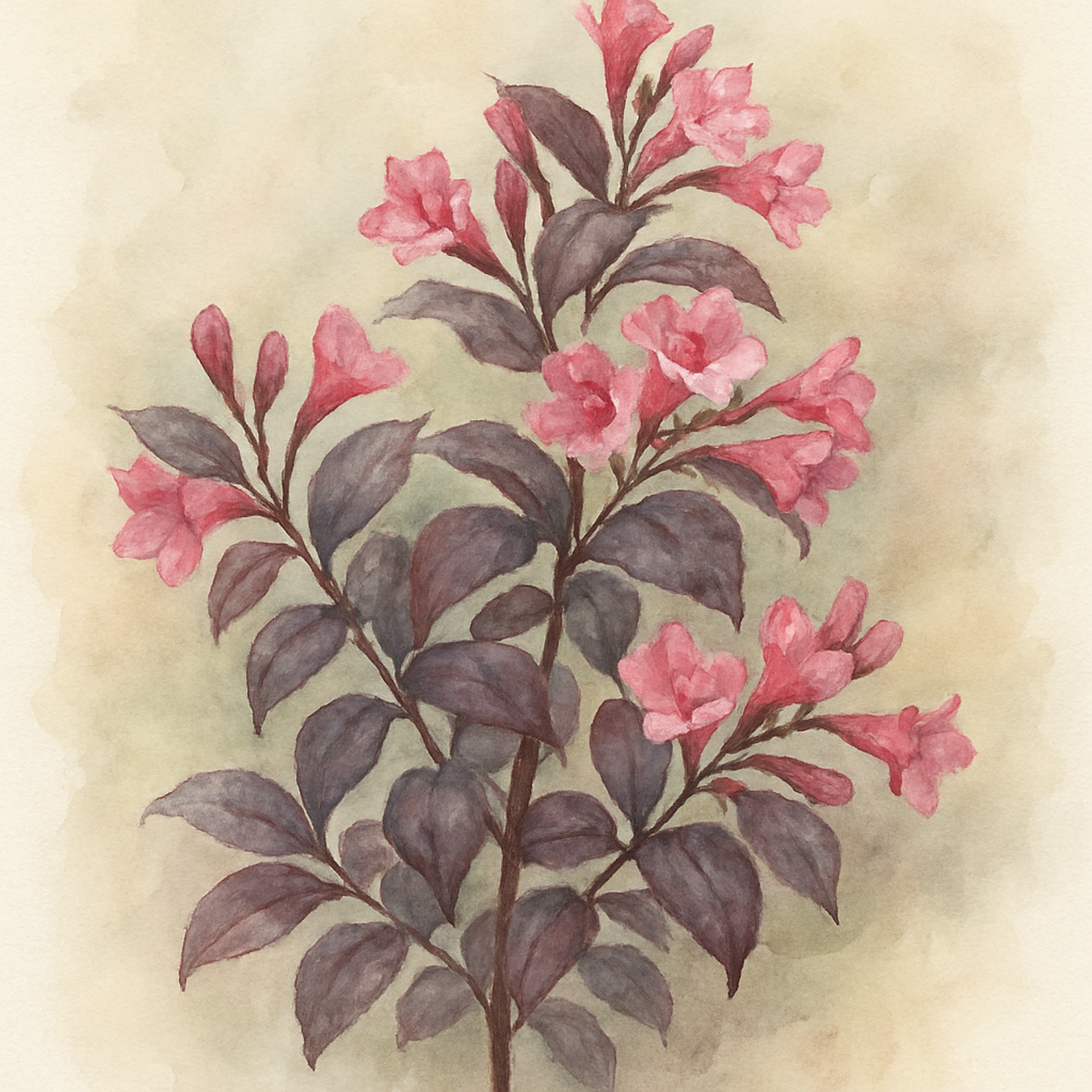 Weigela Wine and Roses