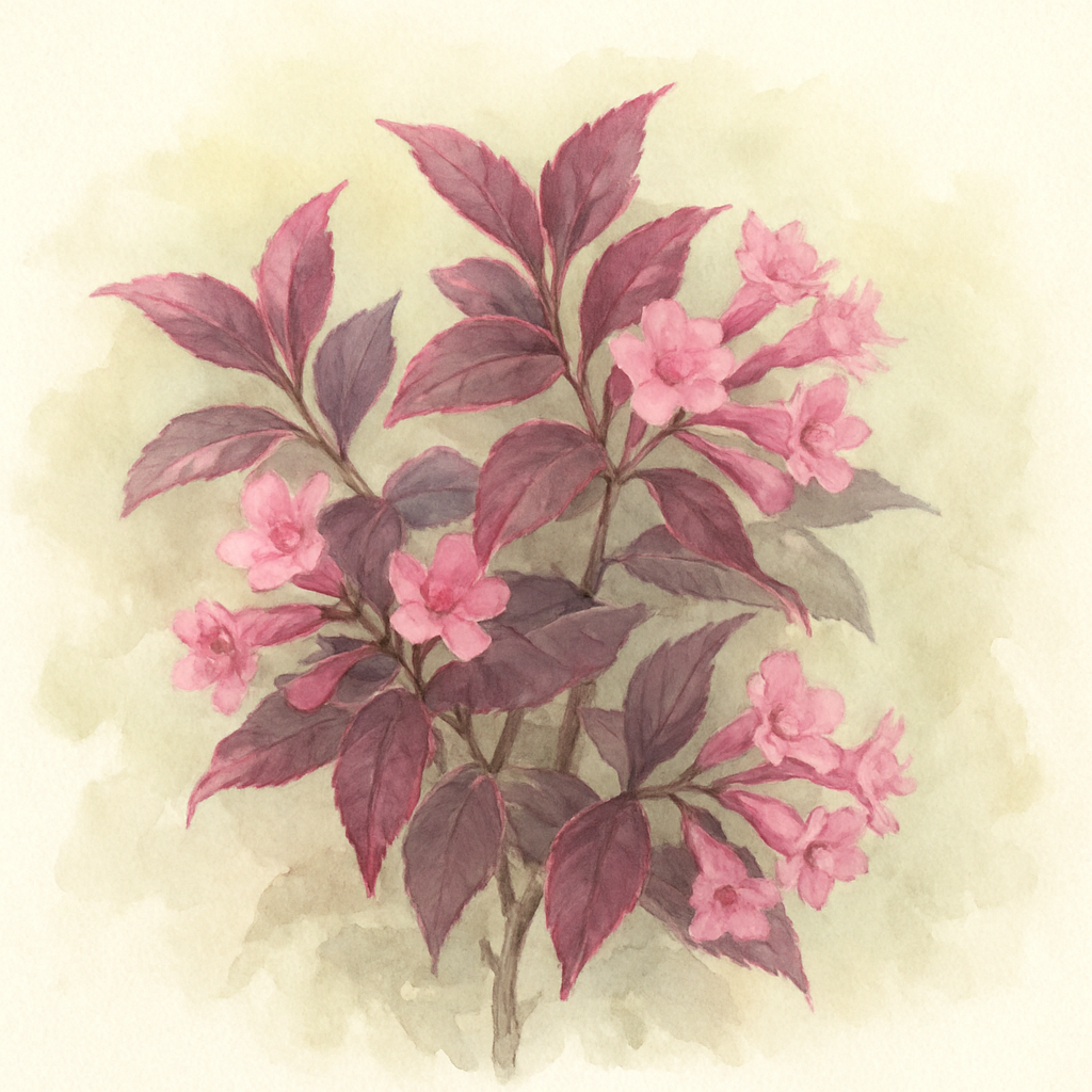 Weigela 'Wings of Fire'