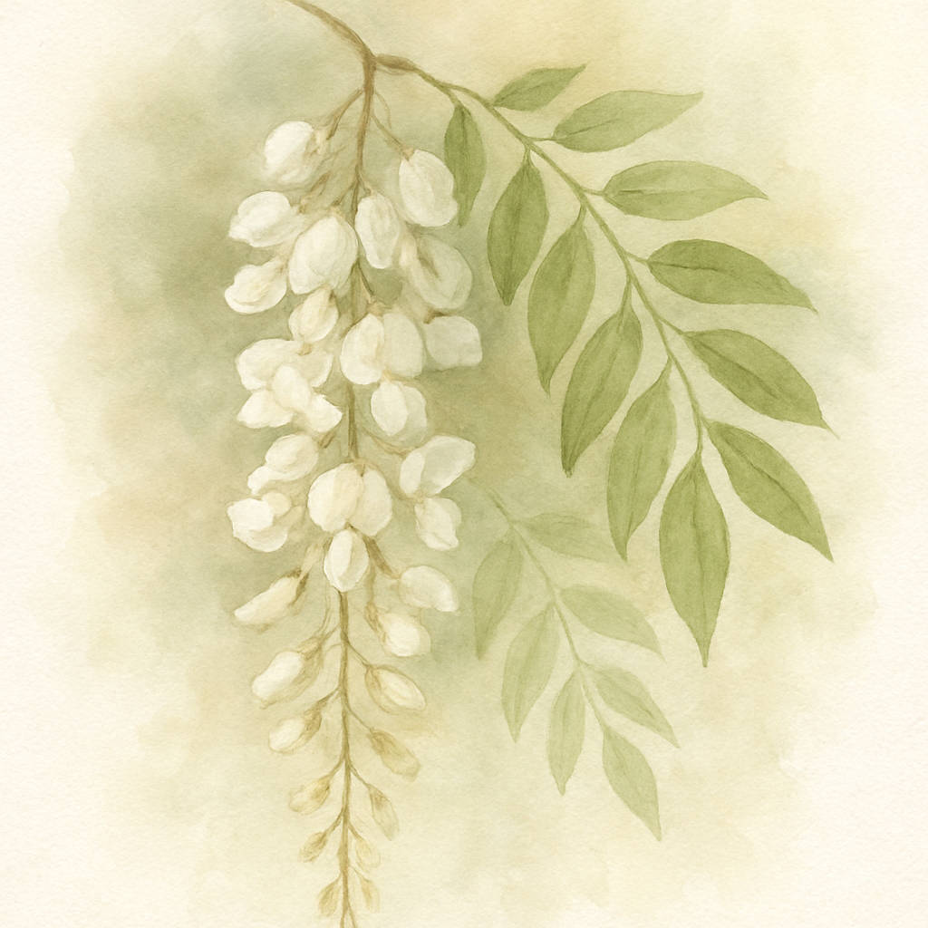 Wisteria brachybotrys 'Shiro-kapitan'