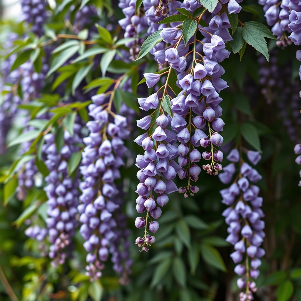 Chinese Wisteria climbing 4 5ft plants Eco loop