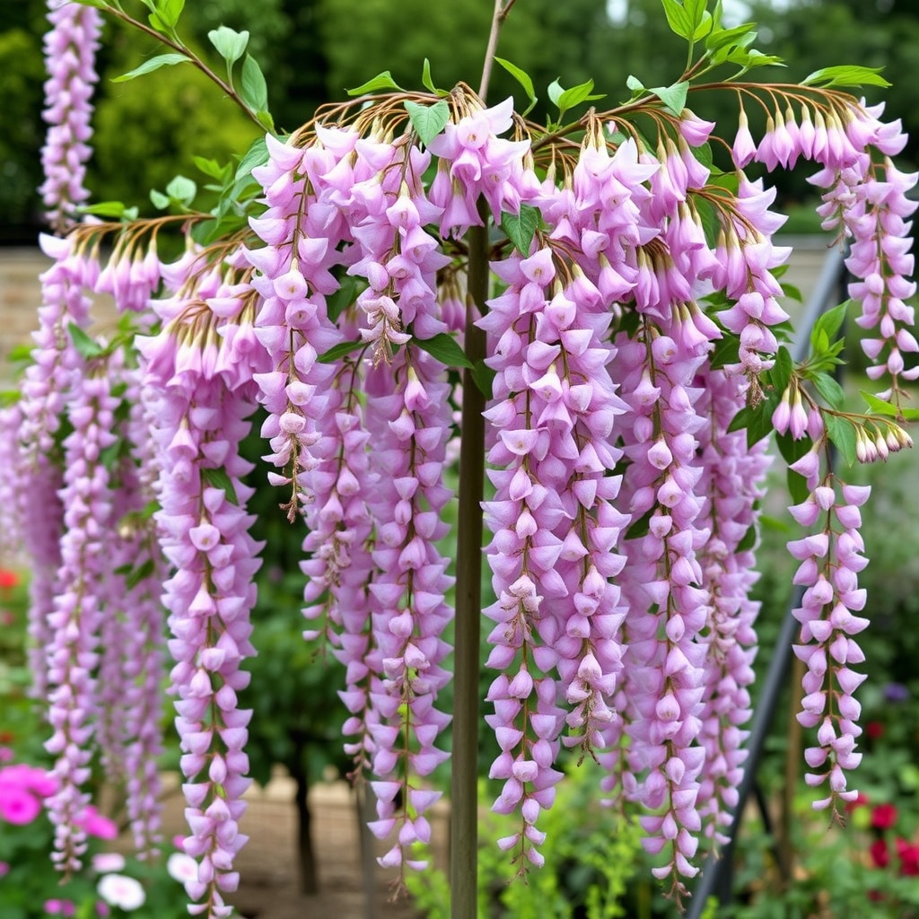 Wisteria floribunda 'Rosea' Tree