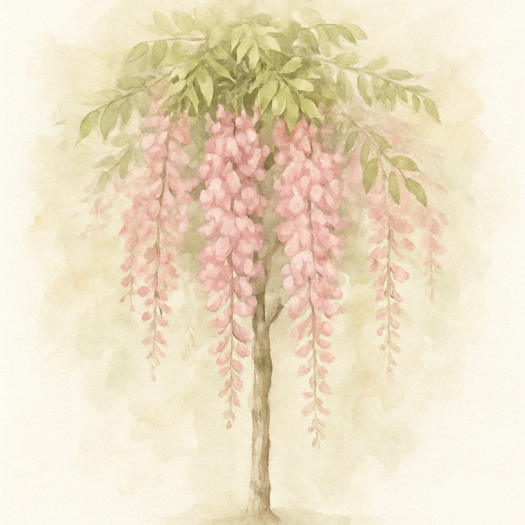 Wisteria floribunda 'Rosea' Tree