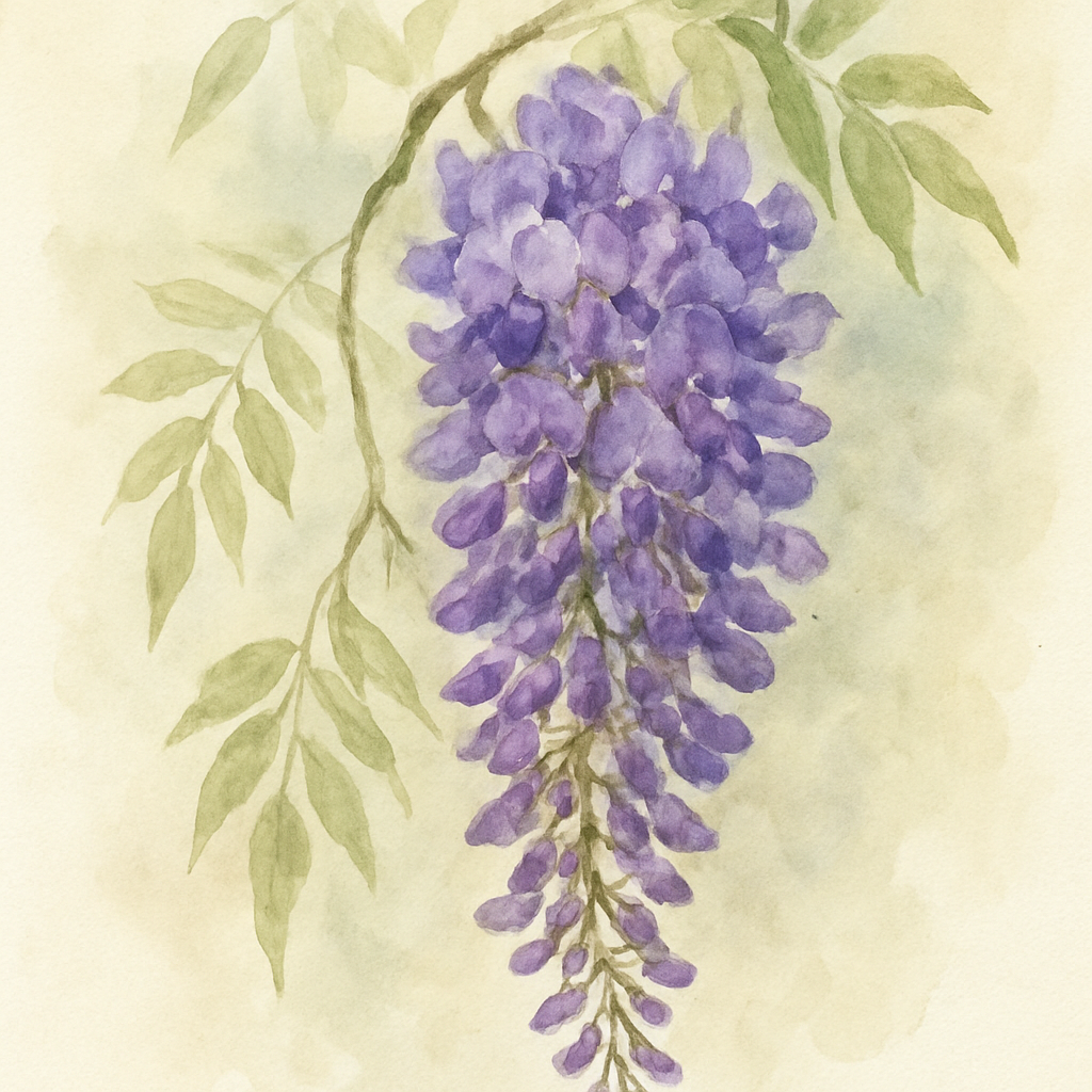 Wisteria floribunda 'Violacea Plena'