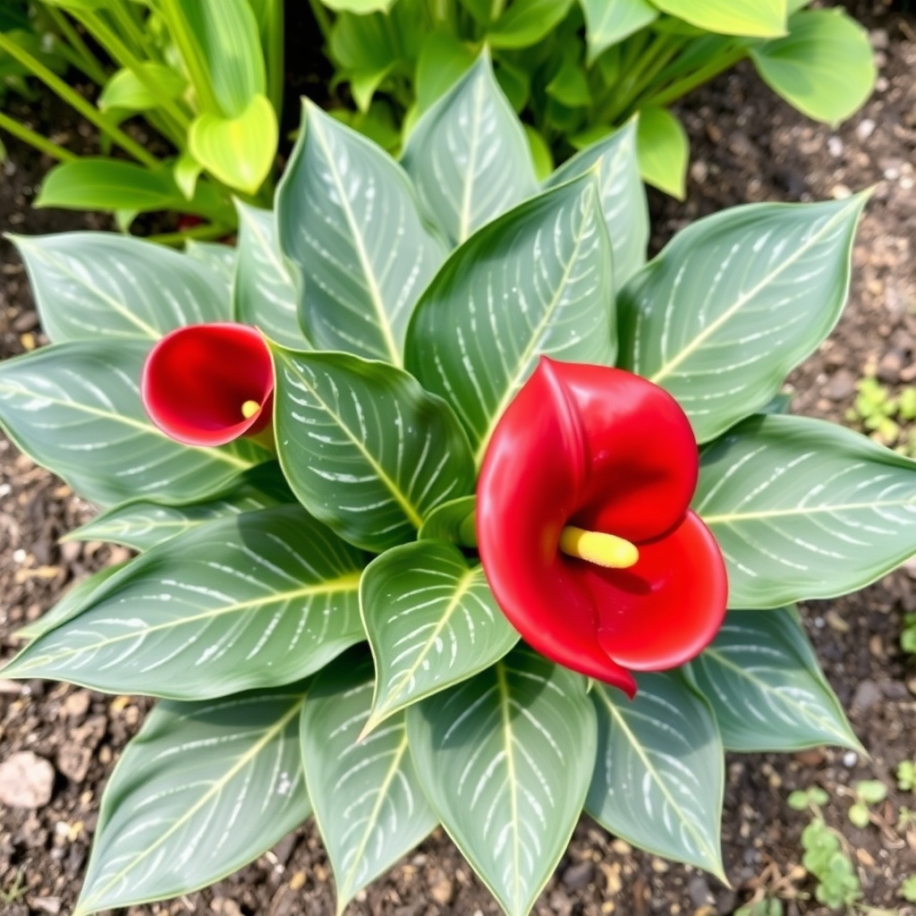 Calla Zantedeschia Red