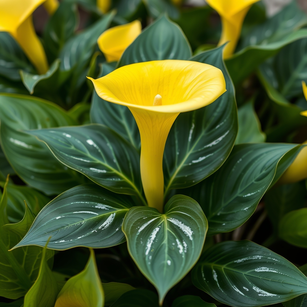 Calla Zantedeschia Yellow