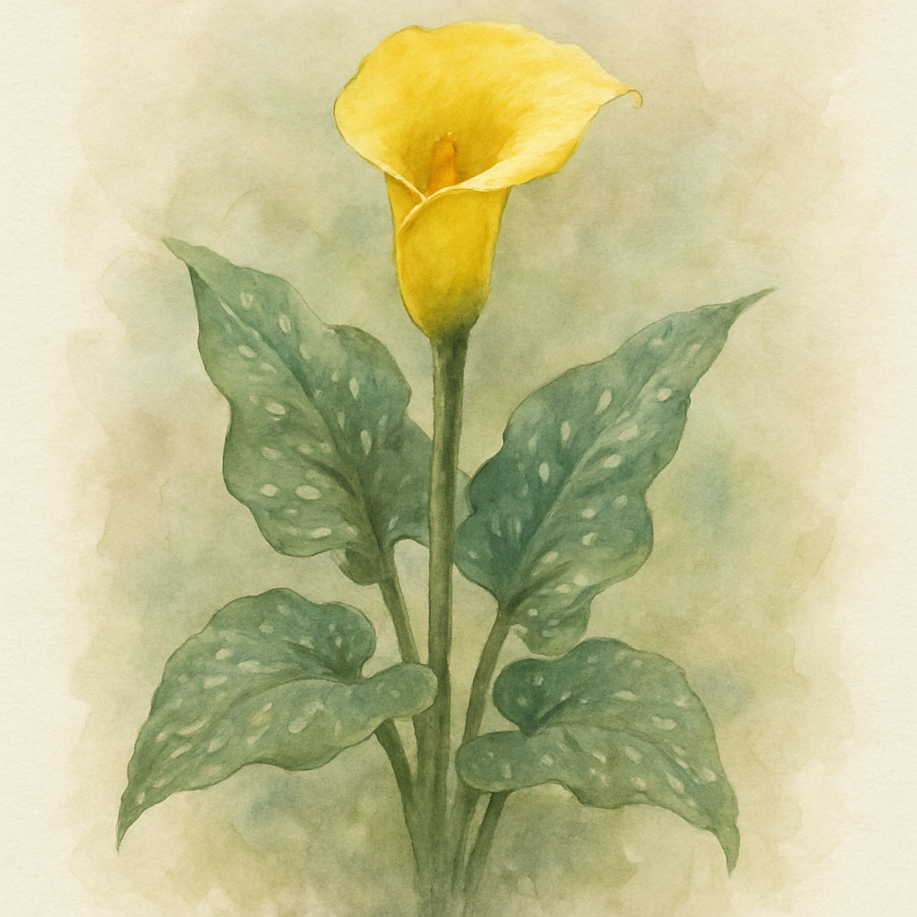 Calla Zantedeschia Yellow