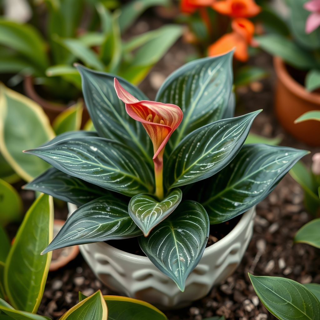 Zantedeschia in Ceramic