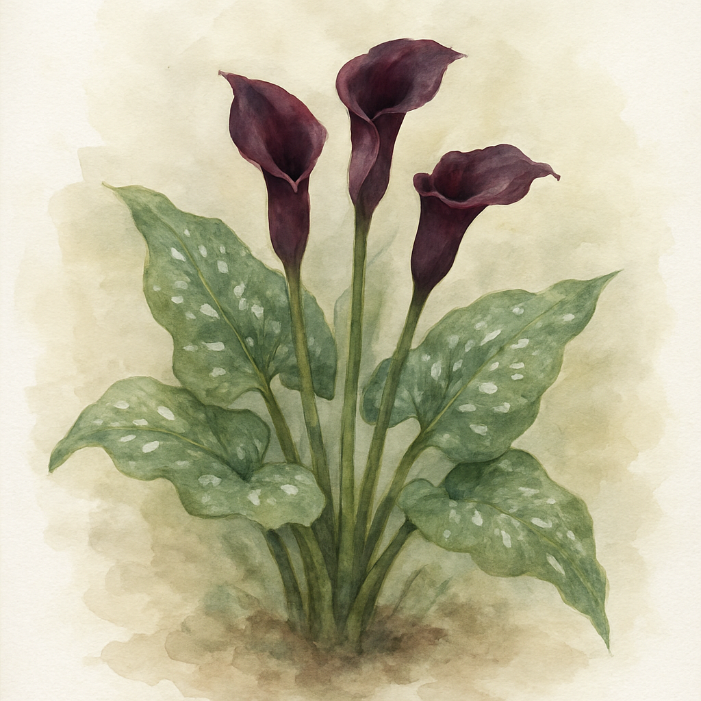 Zantedeschia 'Schwarzwalder'